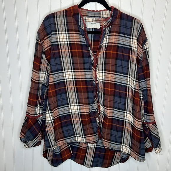 One Teaspoon Cotton Checkered Fatasie Shirt Size Extra Large - Picture 1 of 12